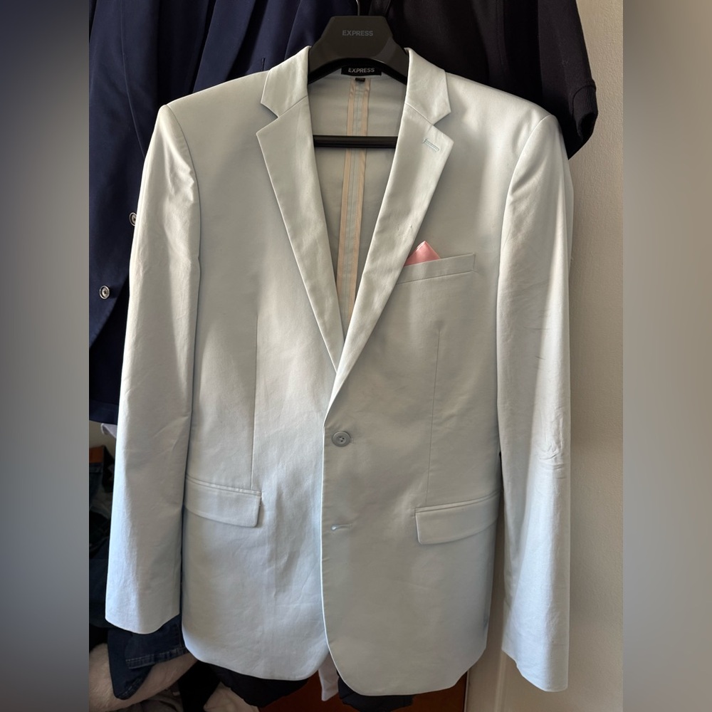 Express Gray Sport Coat Modern Slim Fit